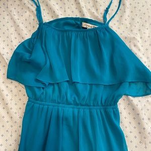 teal dress